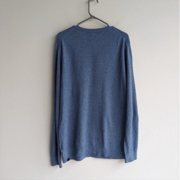 Bench 100% cotton blue ribbed crewneck sweater - Picture 3 of 4